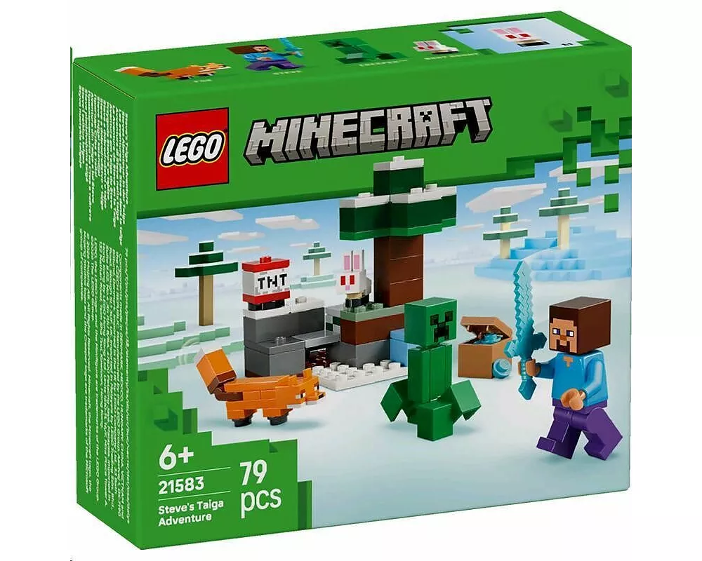 LEGO Minecraft Steves Abenteuer in der Taiga