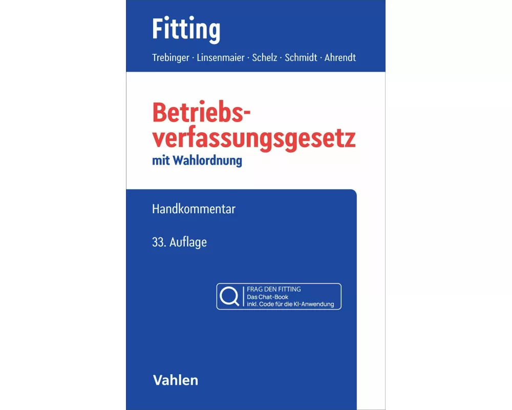 Betriebsverfassungsgesetz: BetrVG Chat-Book