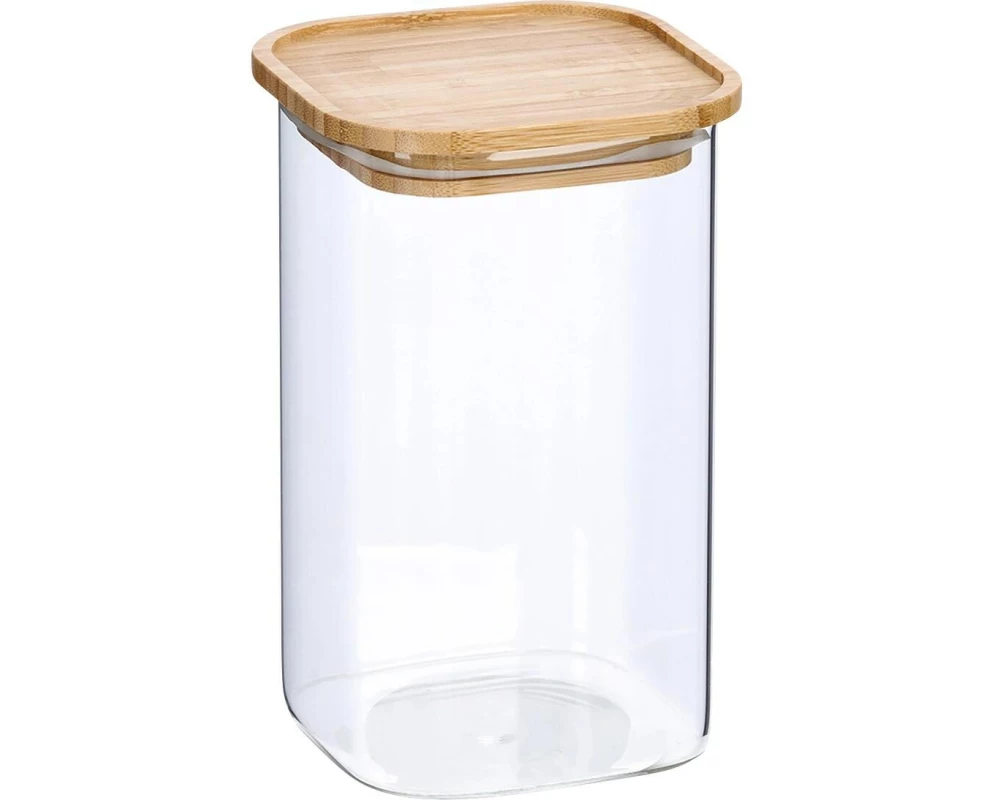 Zeller Present Vorratsdose Bambusdeckel 1.3 l