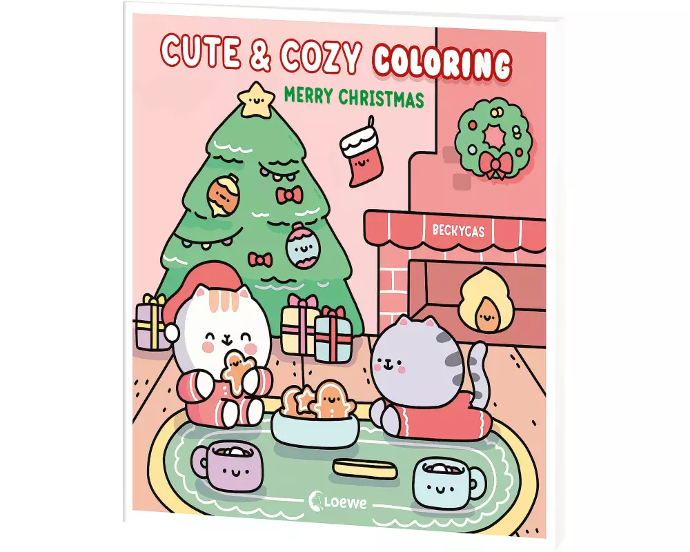 Cute & Cozy Coloring - Merry Christmas