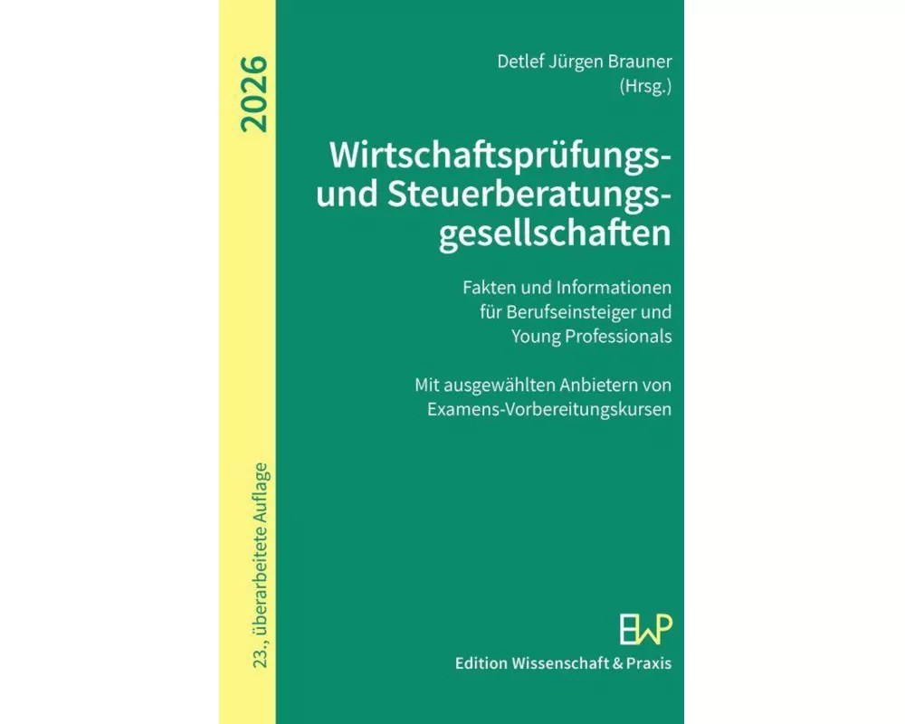 Wirtschaftsprüfungs- und Steuerberatungsgesellschaften 2026