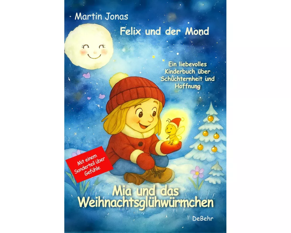 Felix und der Mond - Mia und das Weihnachtsglühwürmchen - Ein liebesvolles Kinderbuch über Schüchternheit und Hoffnung - Mit einem Sonderteil über Gef