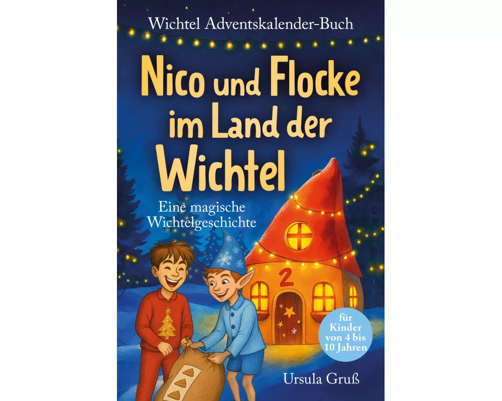 Wichtel-Adventskalender-Buch | Eine magische Wichtelgeschichte für Kinder von 4 bis 10 Jahren | Nico und Flocke im Land der Wichtel | Zum Vorlesen & S