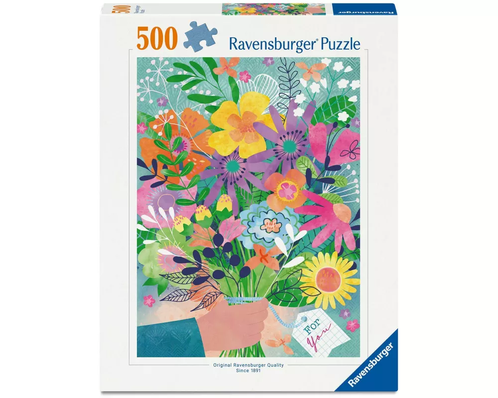 Erwachsenenpuzzle 500 Teile - Blumen für dich