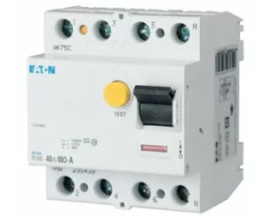 EATON PFIM Type AC A U R RCCB Residual current circuit breaker RCCB 40A 4p 30mA type A MW