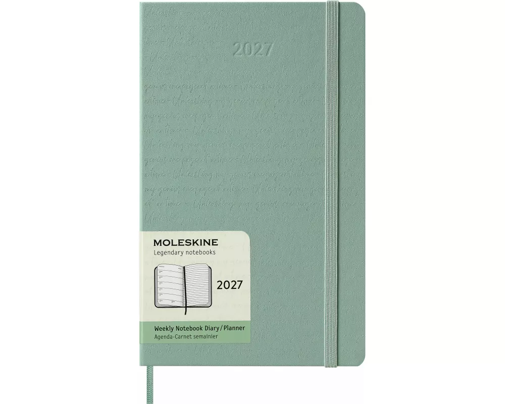 Moleskine 12 Monate Wochen Notizkal. 27 A5 Geb Grün