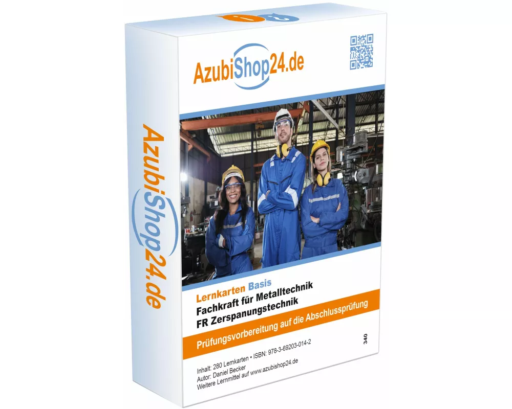 Fachkraft für Metalltechnik FR Zerspanungstechnik Lernkarten