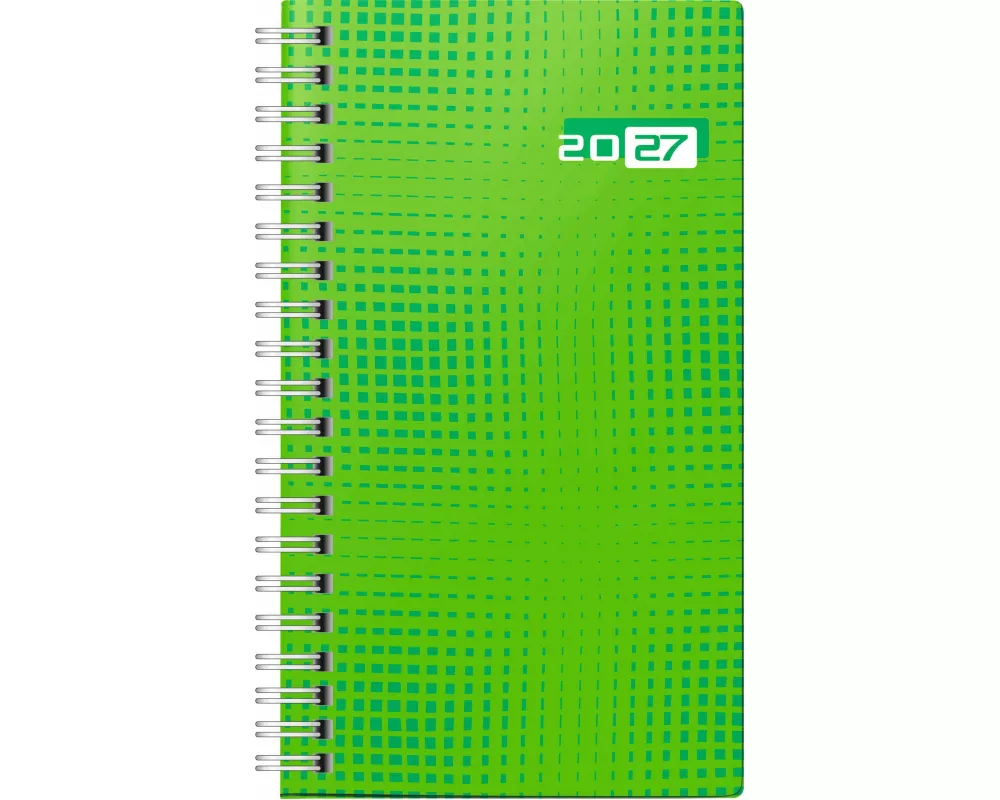 rido/idé 7016907017 Taschenkalender Mod. Taschenplaner int. 2027 A6, Papier, grün