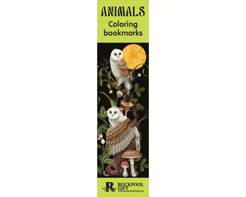 Animals Coloring Bookmarks