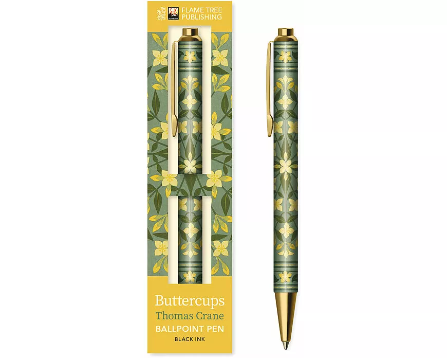 Thomas Crane: Buttercups Boxed Decorative Ballpoint Pen