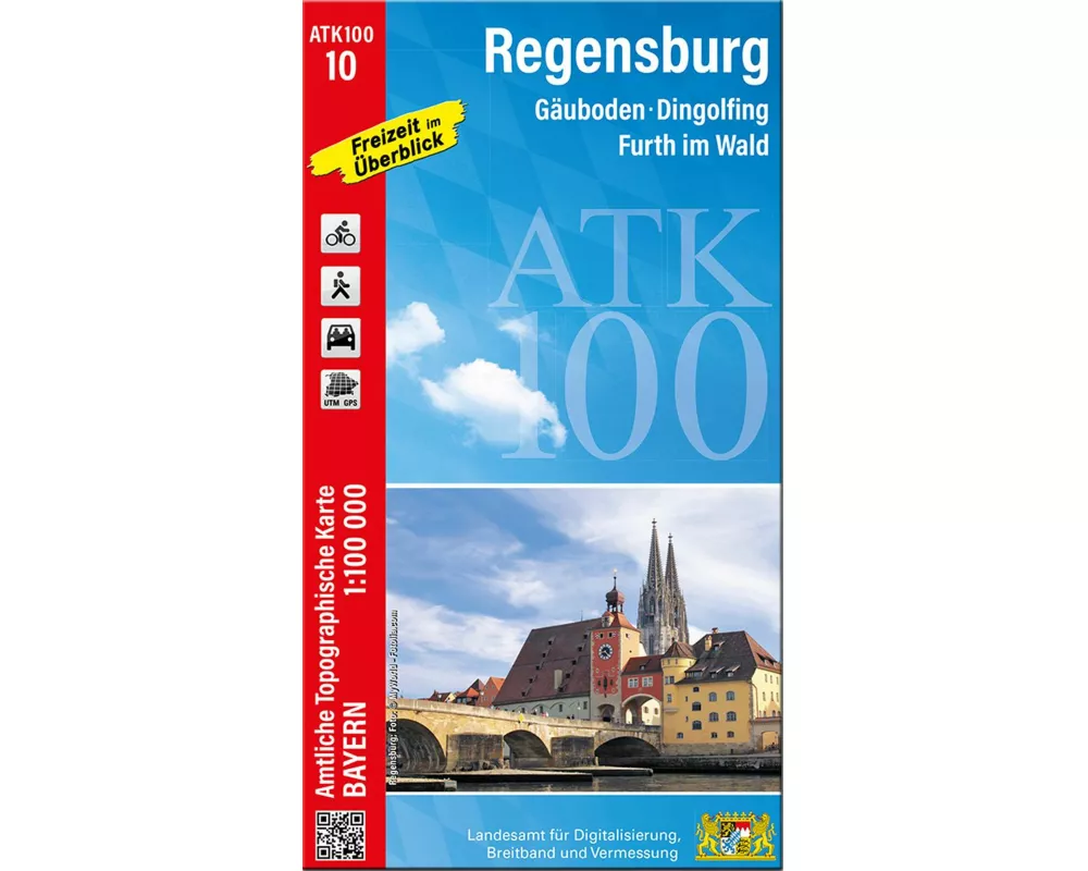 ATK100-10 Regensburg (Amtliche Topographische Karte 1:100000)