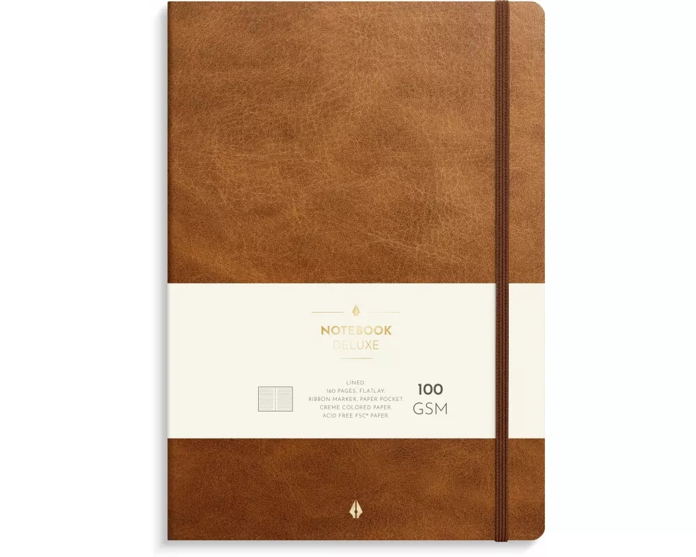 Burde Notizbuch Deluxe B5 braun