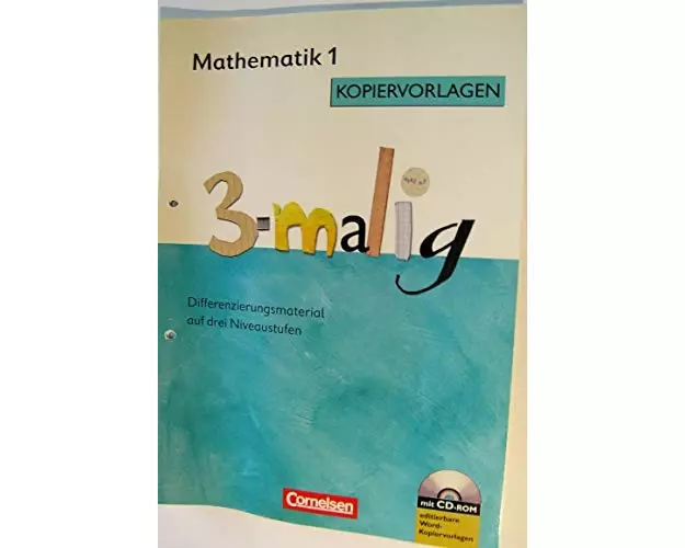 3-malig - Differenzierungsmaterial auf drei Niveaustufen - Mathematik - 1. Schuljahr
