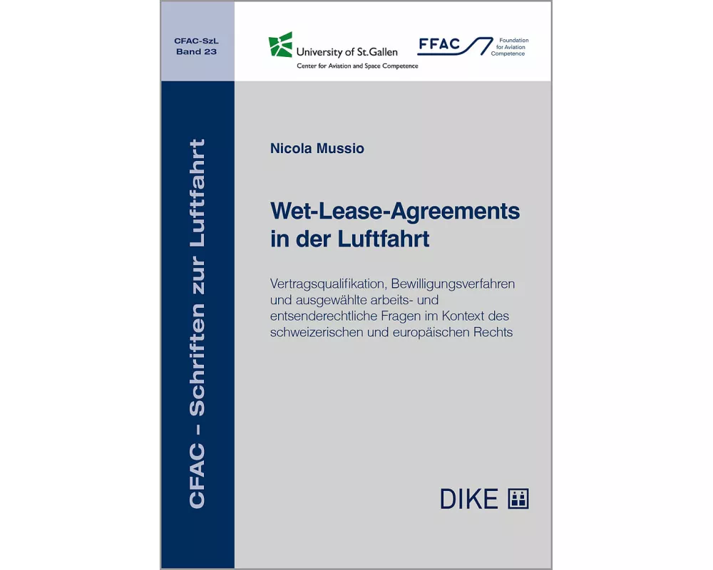 Wet-Lease-Agreements in der Luftfahrt