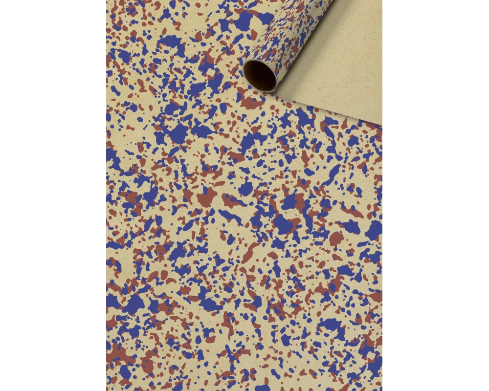 STEWO Geschenkpapier Fraser 2528618540 blau 70x200cm