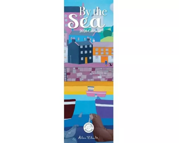By The Sea Slim Calendar 2026