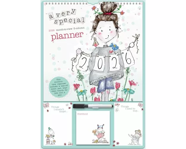 Tracey Russell Deluxe Planner A3 Calenda