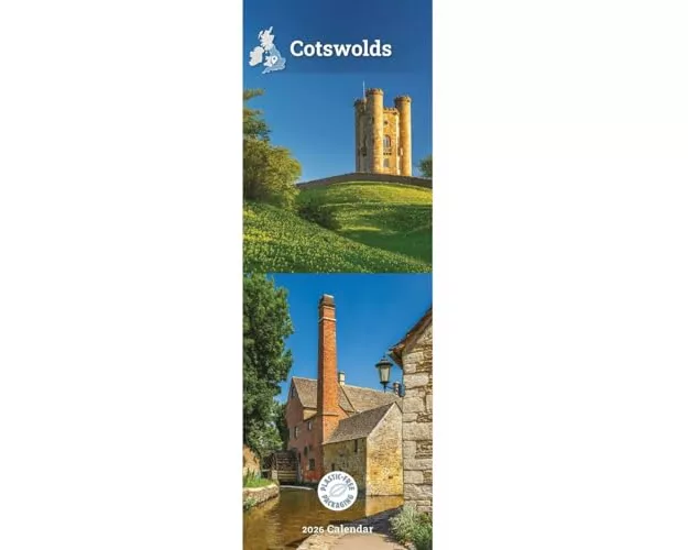 Cotswolds Slim Calendar 2026