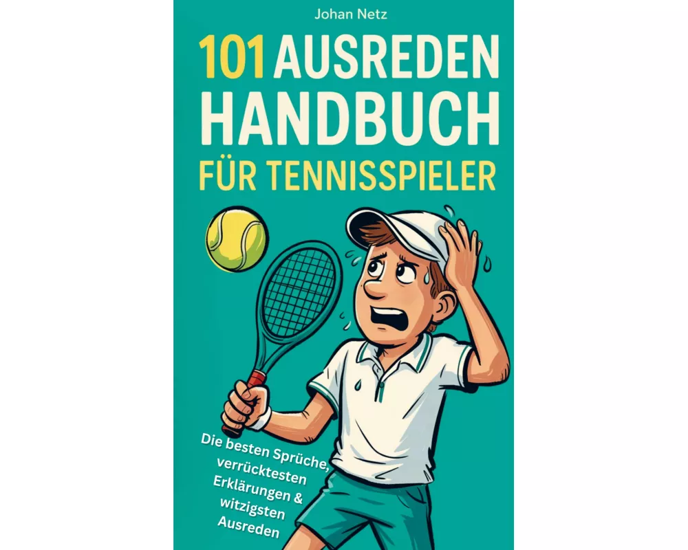101 Ausreden Handbuch für Tennisspieler: Die besten Sprüche, verrücktesten Erklärungen & witzigsten Ausreden vom Court | Das Geschenkbuch fürs Tennis