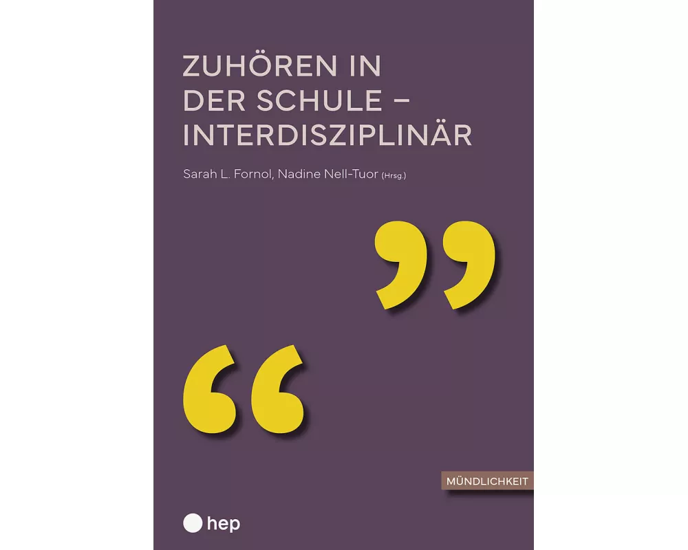 Zuhören in der Schule -- interdisziplinär