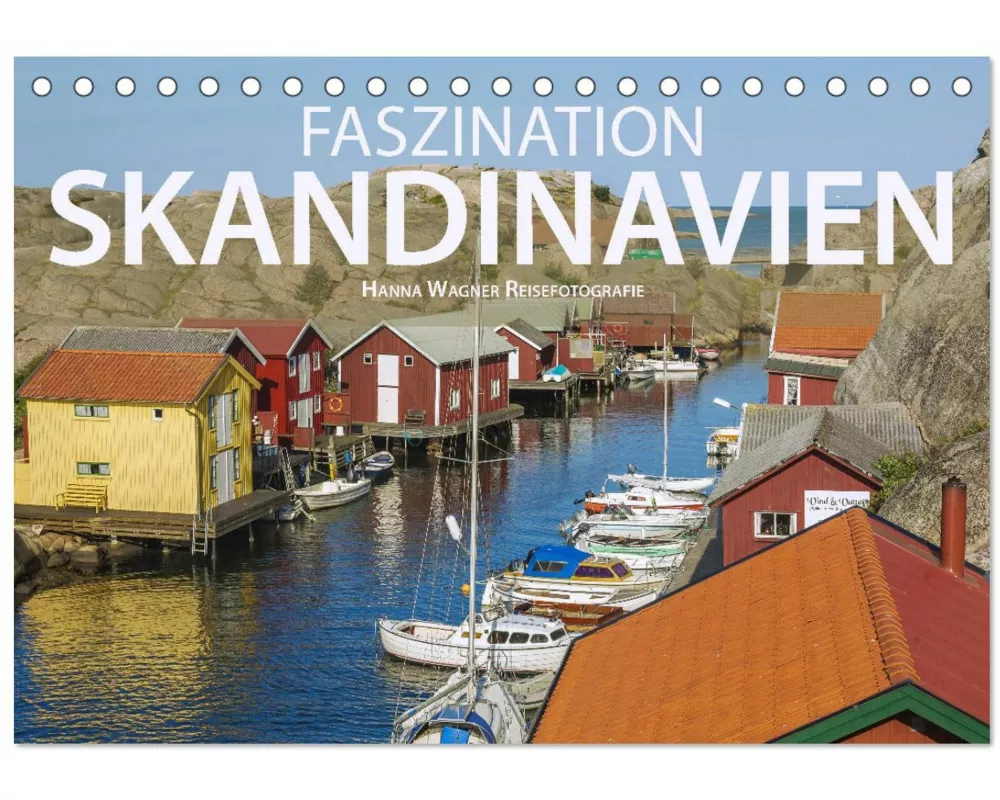 Faszination Skandinavien (Tischkalender 2026 DIN A5 quer), CALVENDO Monatskalender