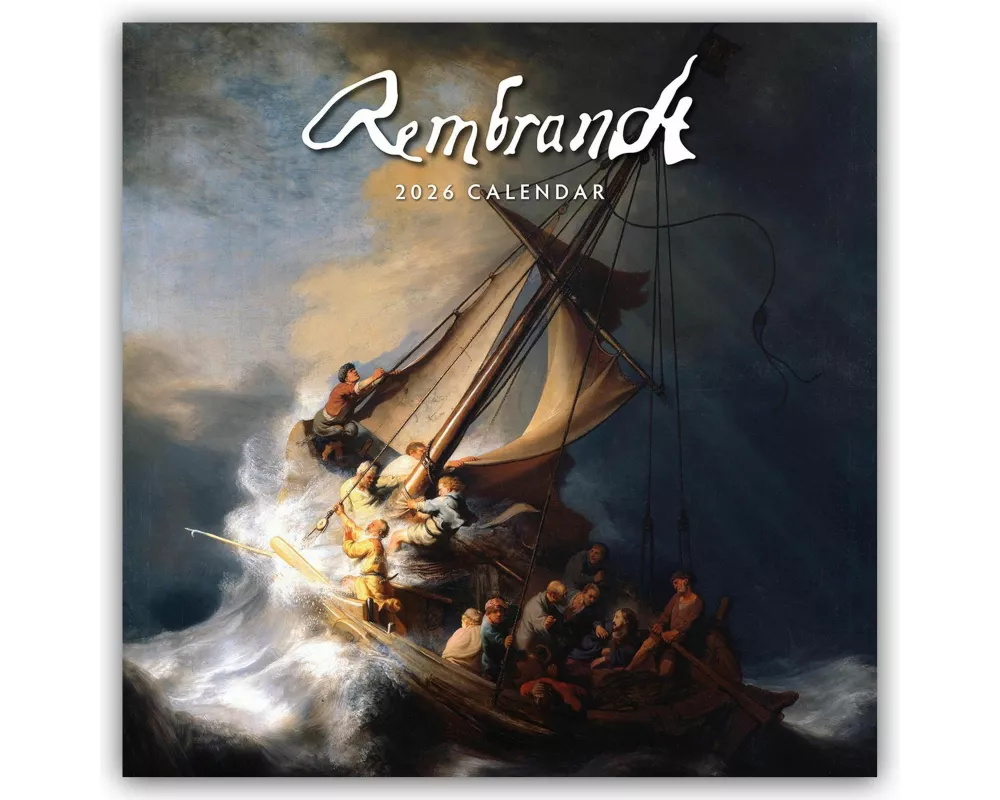 Rembrandt 2026 Square Wall Calendar