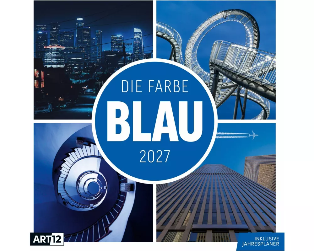Die Farbe Blau Kalender 2027 - 30x30 - Art12