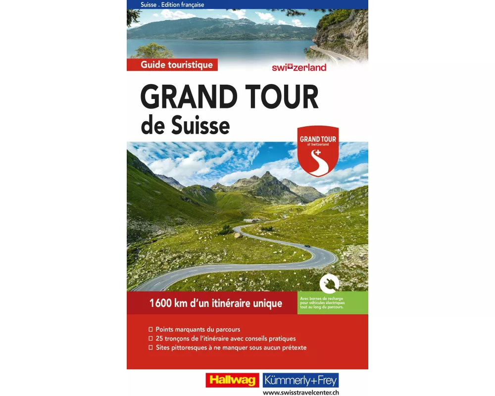 Hallwag Reiseführer Grand Tour de Suisse, französische Ausgabe