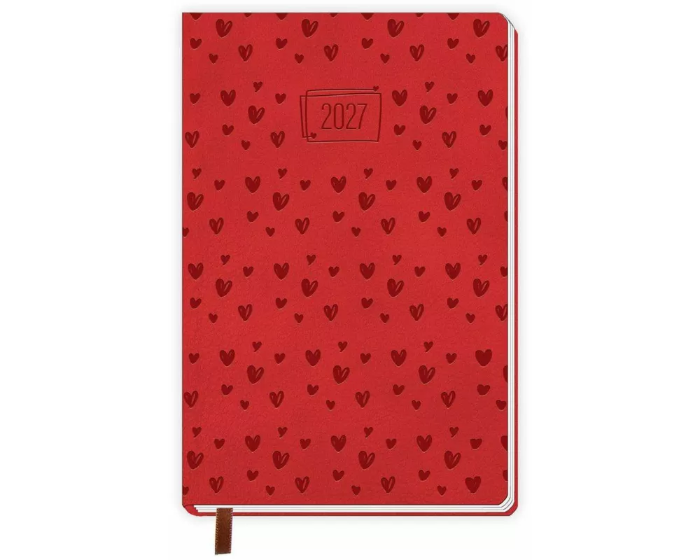 TRÖTSCH - Taschenkalender A7 Soft Touch Herzchen 2027