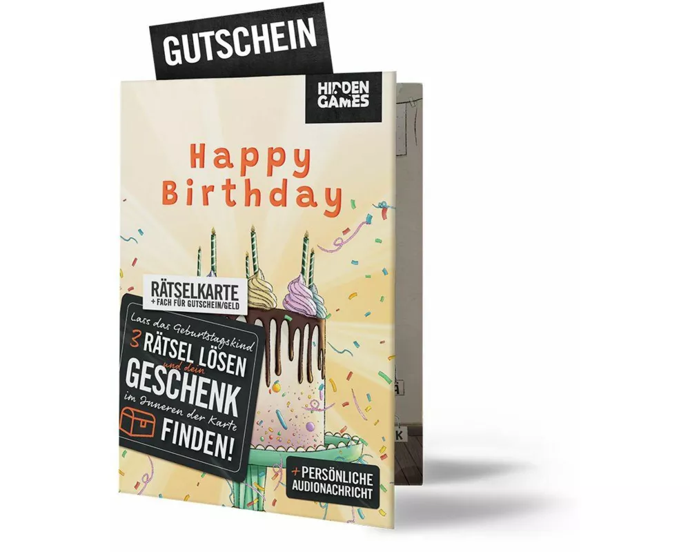 Hidden Games: Rätselhafter Geburtstag Rätselkarte