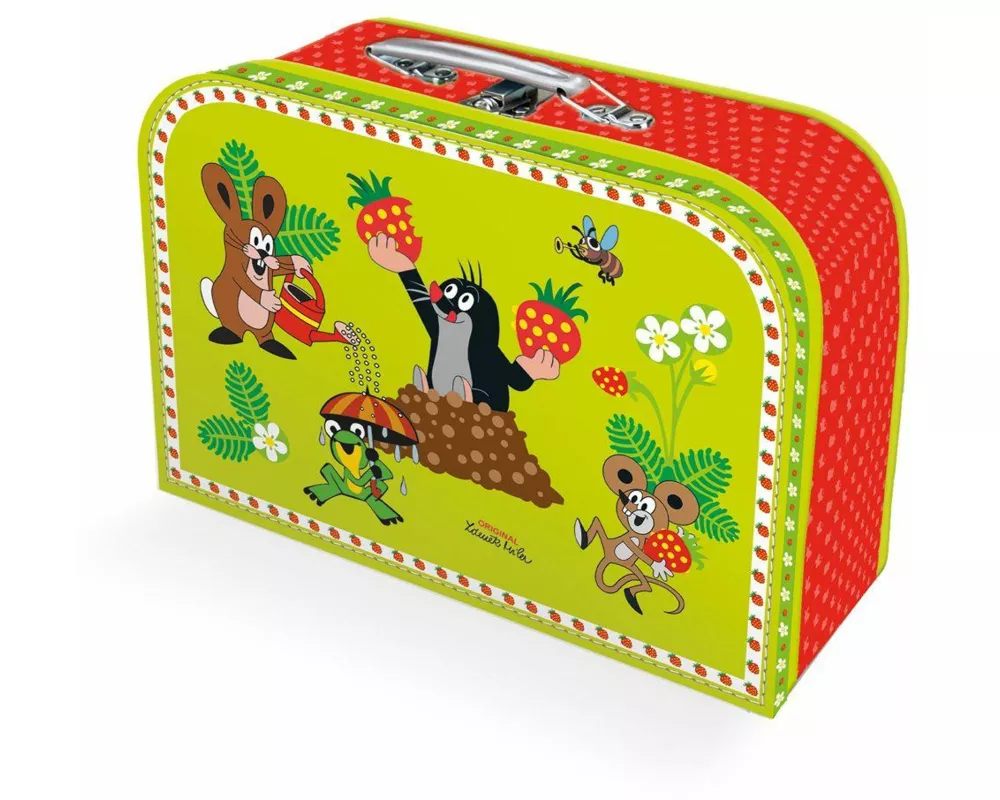 TRÖTSCH - Der kleine Maulwurf Minikoffer Erdbeere