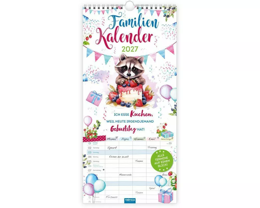 TRÖTSCH - Familienkalender Spruchreif 2027