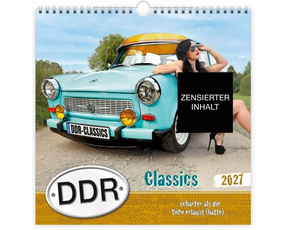 TRÖTSCH - Erotikkalender DDR Classics 2027 schärfer als die VOPO erlaubt (hätte)
