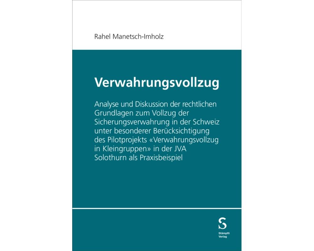 Verwahrungsvollzug