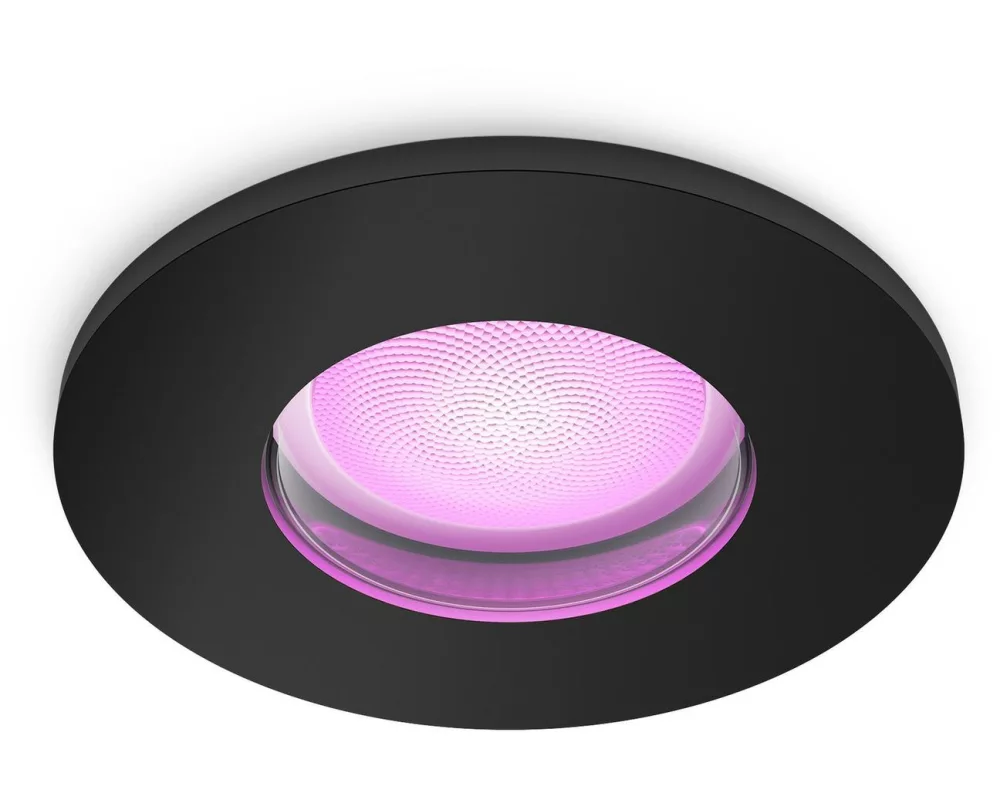 Philips Hue White & Color Ambiance Xamento Einbauspot Schwarz
