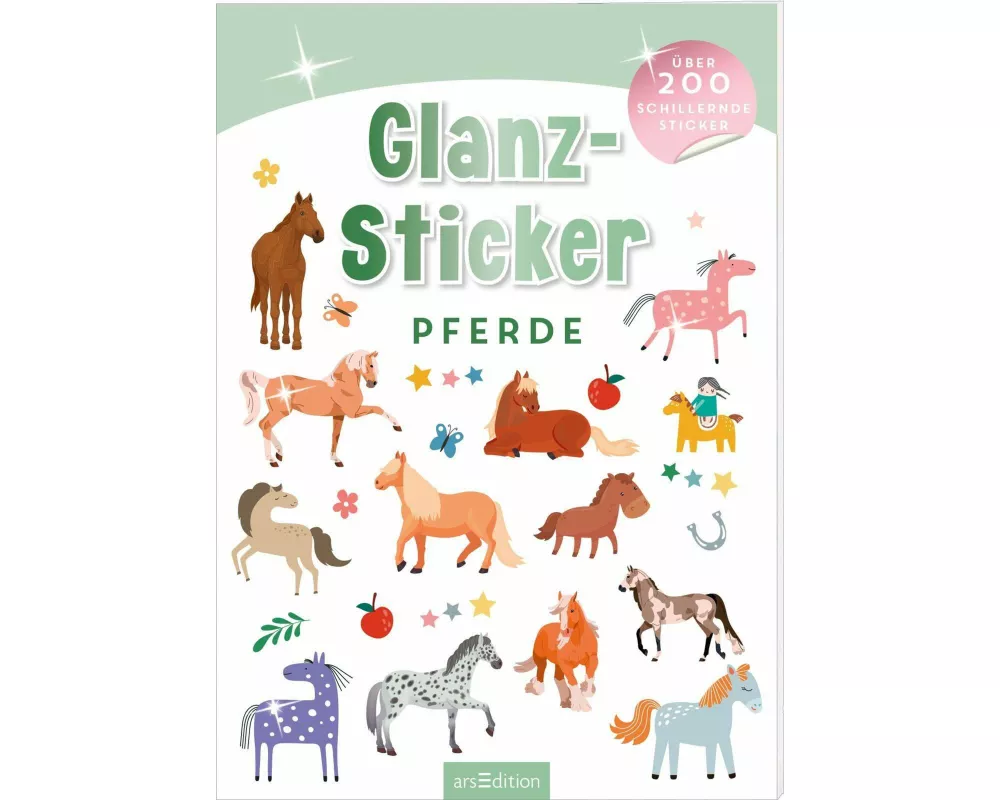 Glanz-Sticker – Pferde