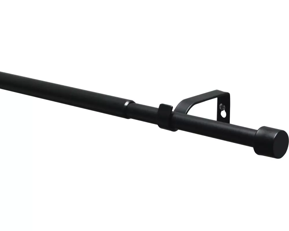 Gardinia Vorhangstange Set Kos Cap 1-Lauf 19/16 mm 190-340 cm