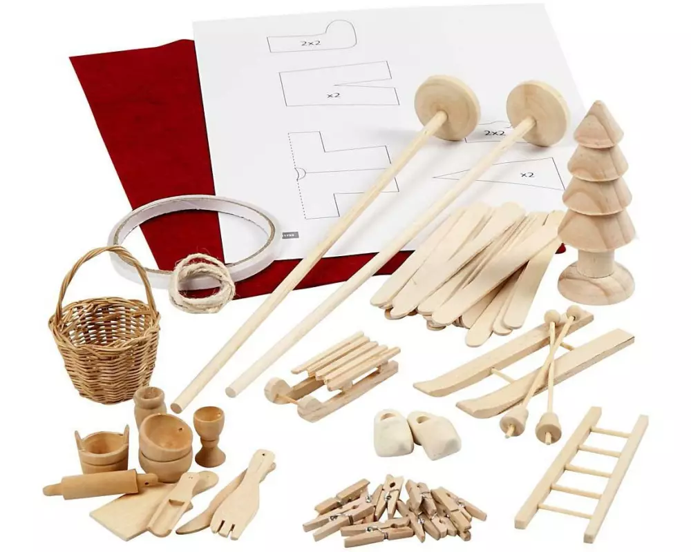 Creativ Company Mini-Utensilien Wichteltür Elfentür