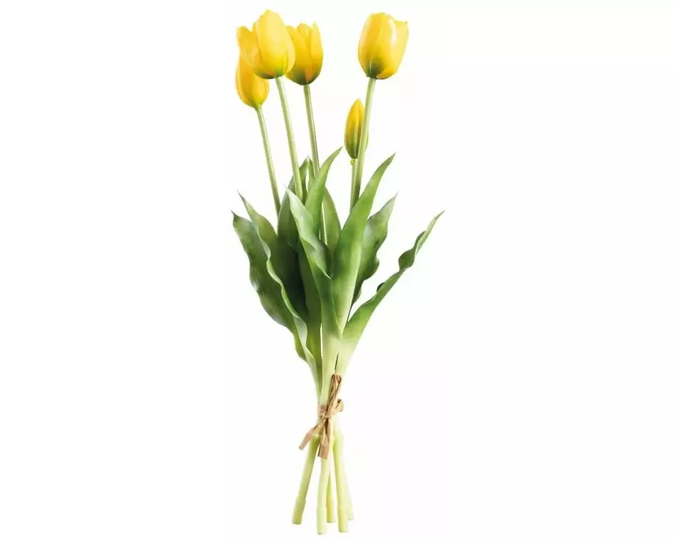Dekomat AG Kunstblume Tulpen 5er Set, 40 cm