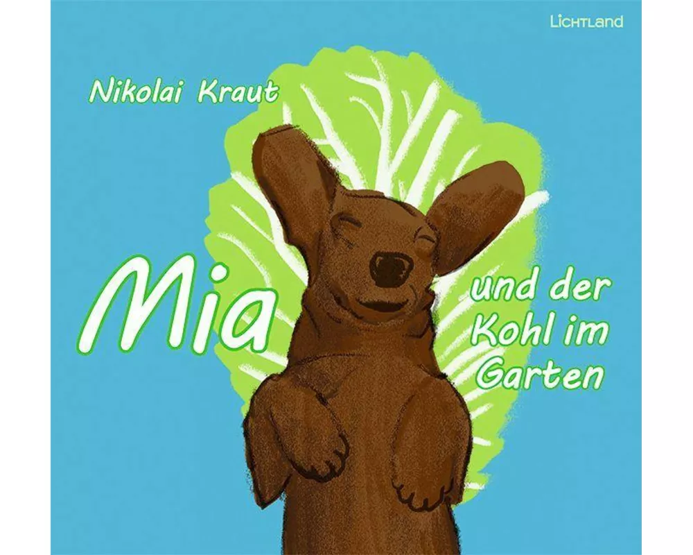 Mia und der Kohl im Garten