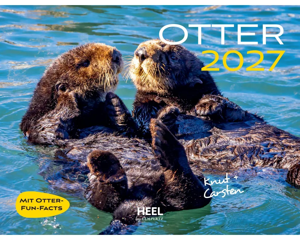 Otter Kalender 2027 Wandkalender Eintragkalender
