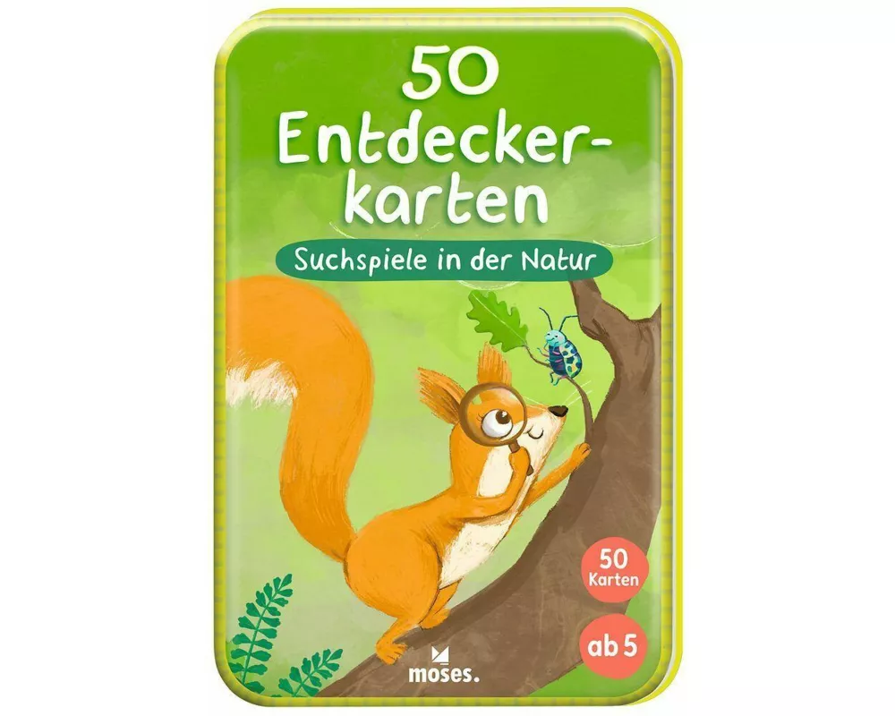 50 Entdeckerkarten - Suchspiele in der Natur