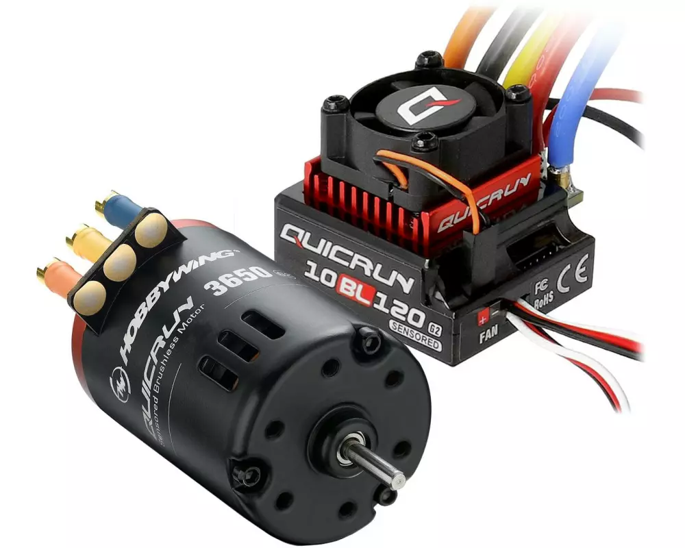 Hobbywing Brushless-Antriebsset 10BL120 G2 Combo 3650SD 13.5T 2-3S