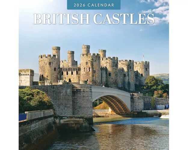 British Castles 2026 Square Wall Calendar