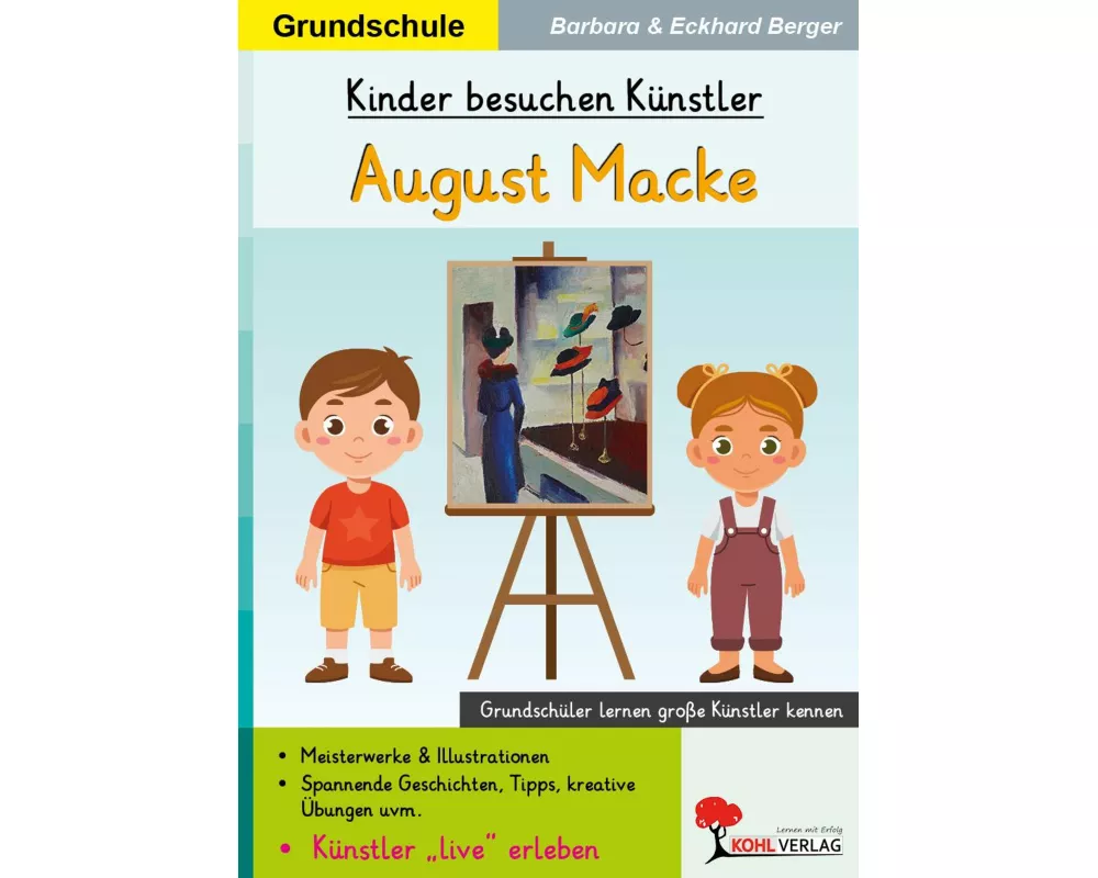 Kinder besuchen Künstler / August Macke