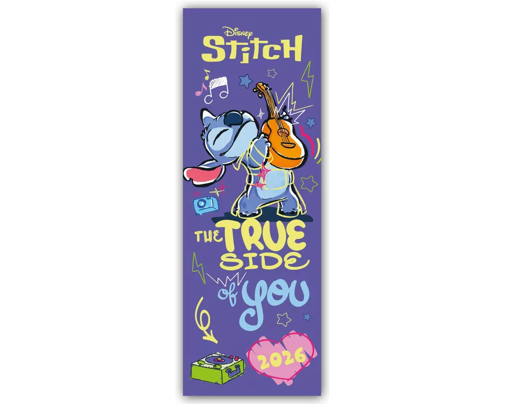 Disney Stitch 2026 - Slimline-Kalender