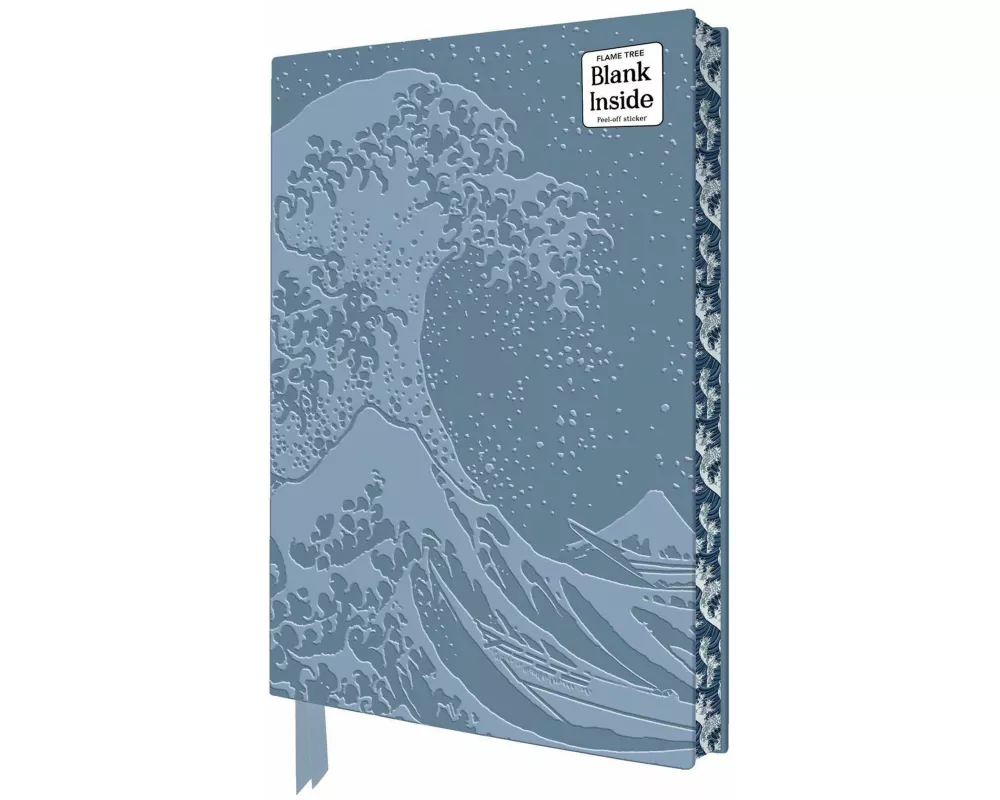 Katsushika Hokusai: The Great Wave Artisan Art Blank Notebook (Flame Tree Journals)