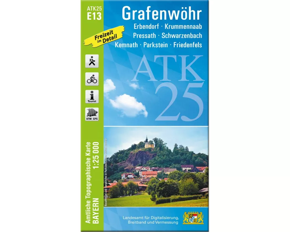 ATK25-E13 Grafenwöhr (Amtliche Topographische Karte 1:25000)