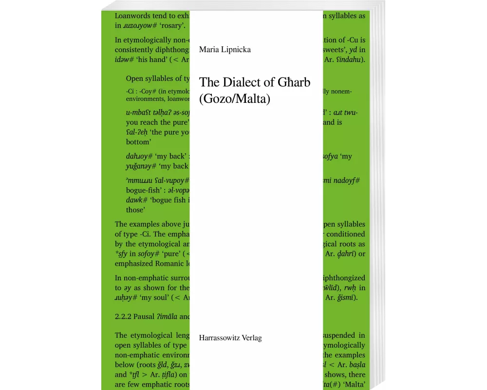 The Dialect of Gharb (Gozo/Malta)