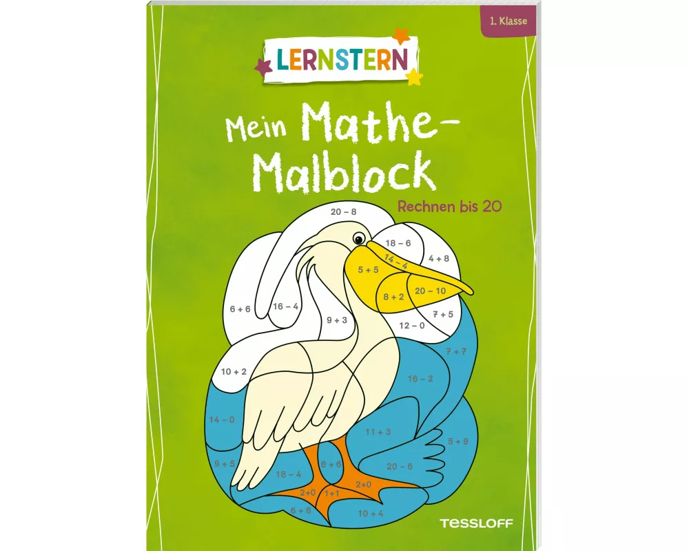 LERNSTERN. Mein Mathe-Malblock. Rechnen bis 20